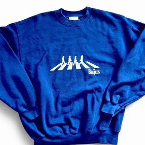 Vintage Beatles Blue Sweater